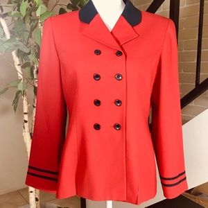 Red Blazer Size 8